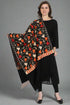 Women's Aari Embroidered Wool Stole